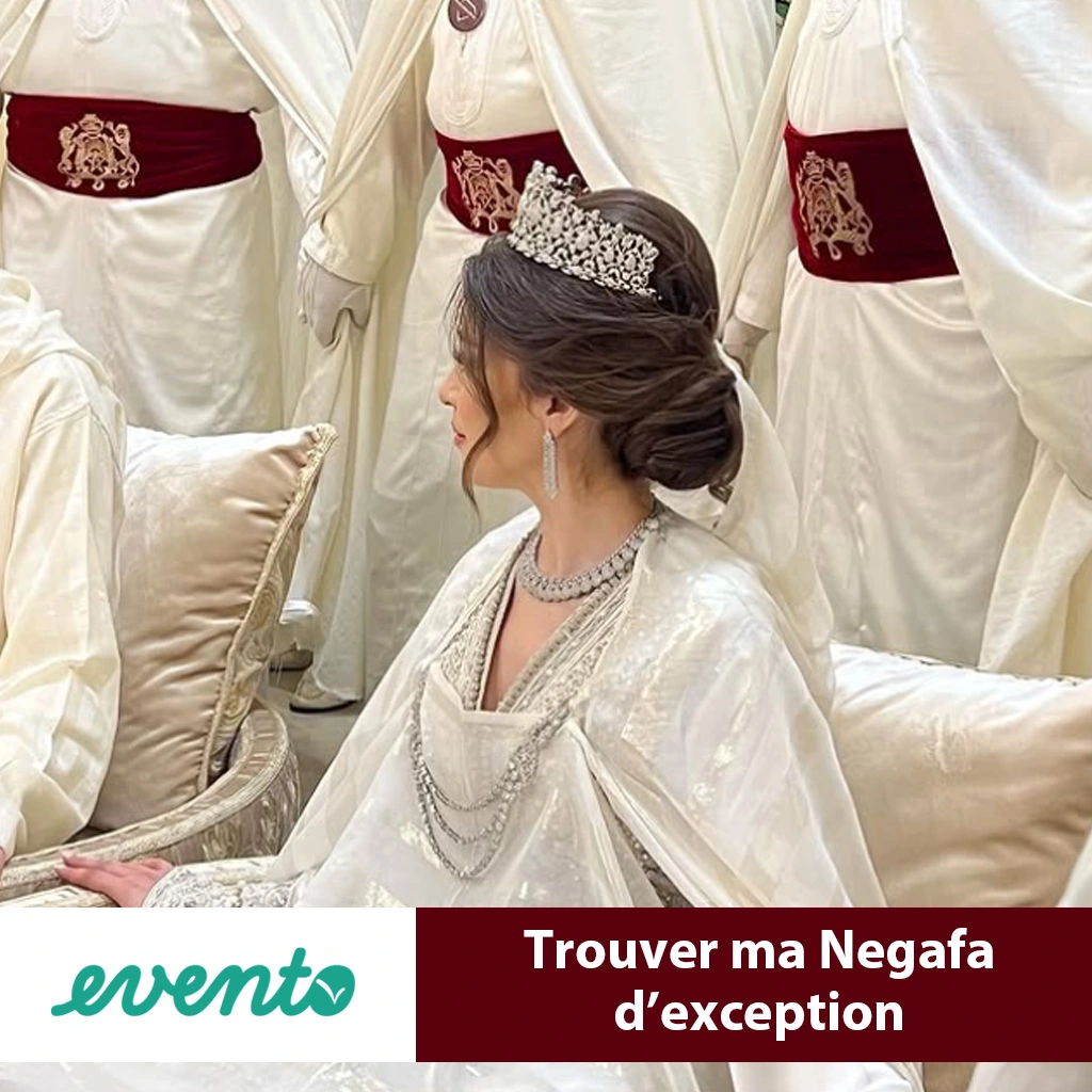 Negafa préparant une mariée marocaine à Marrakech